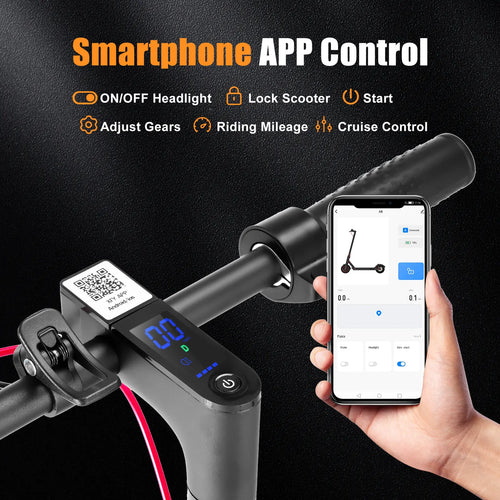 Foldable Electric Scooter Smart APP E Scooter 20MPH Long Riding Range Powerfull Commuting Electric Scooter